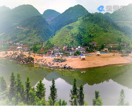 ������ɺ���ɳ̲���η羰��